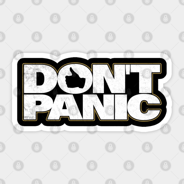 Don't Panic Sticker by Dimma Viral